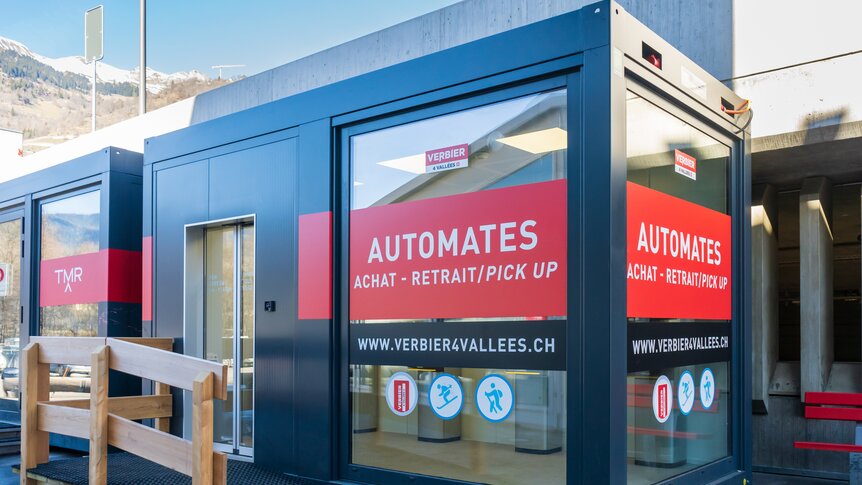 Fahrkartenautomaten, Le Châble