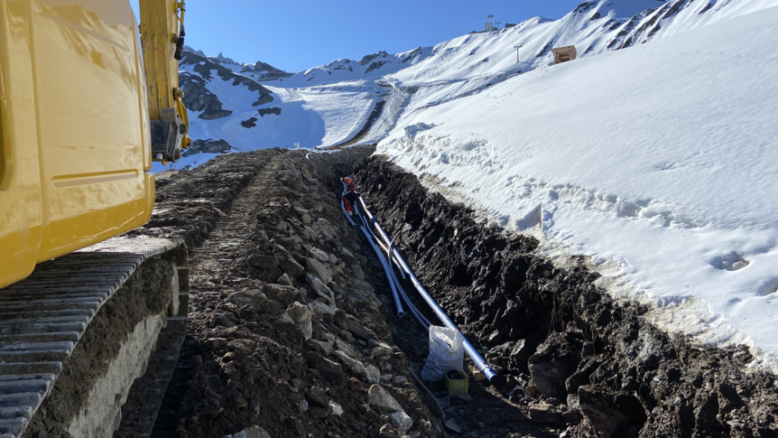 Enneigement mécanique Lac des Vaux