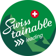 Swisstainable logo, level III leading
