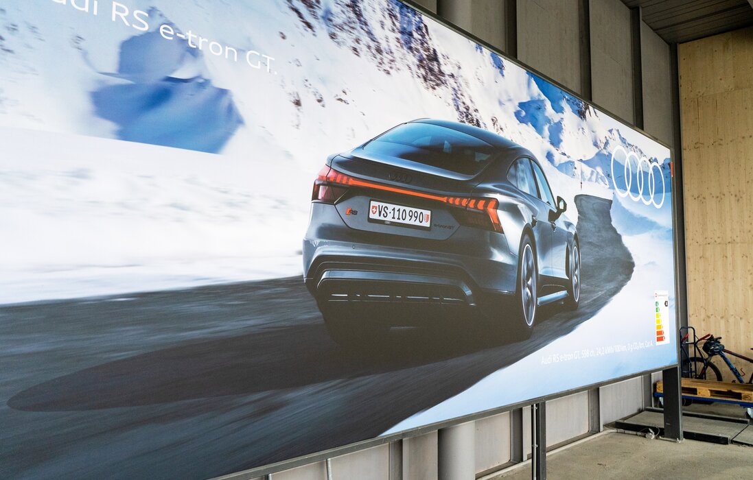 Grossformatige Werbung, Verbier 4Vallées