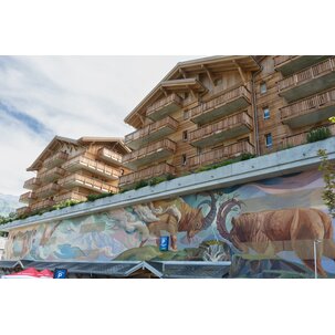 Inauguration fresque Tzoumaz