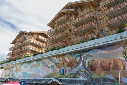 Inauguration fresque Tzoumaz