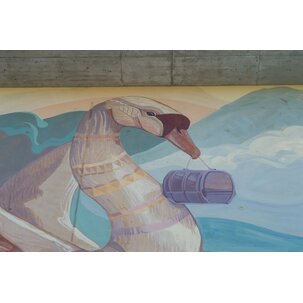 Inauguration fresque Tzoumaz