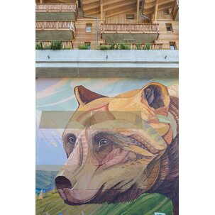 Inauguration fresque Tzoumaz