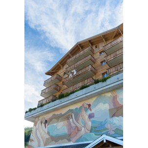 Inauguration fresque Tzoumaz