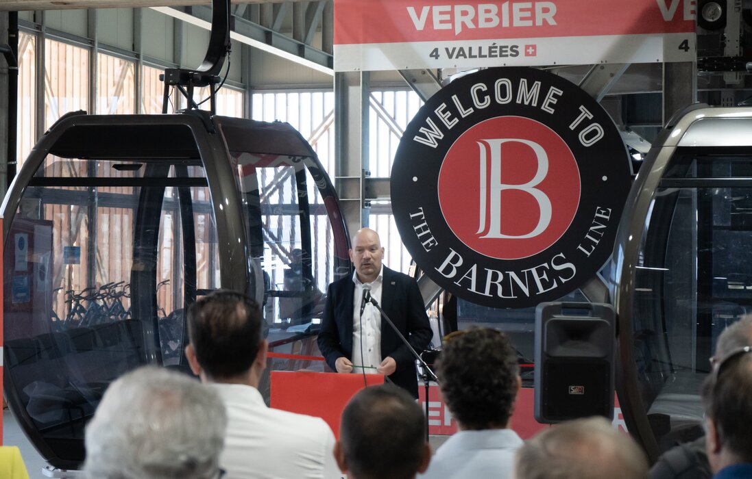 Inauguration Barnes Line, 15.07.2022, Verbier