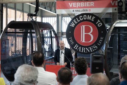 Inauguration Barnes Line, 15.07.2022, Verbier