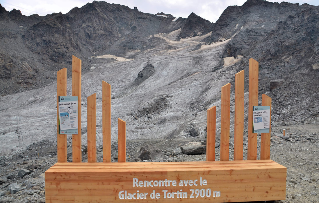 Educational trail "Encounter with a glacier". | © Bureau Relief | S. Martin