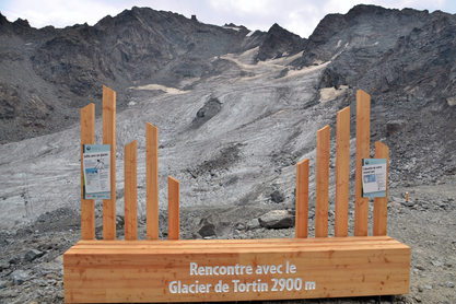 Educational trail "Encounter with a glacier". | © Bureau Relief | S. Martin