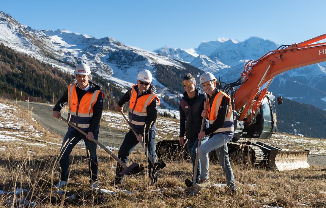 Baubeginn der Kombibahn, Verbier 4Vallées