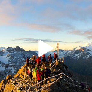 Sonnenaufgang am Mont-fort mit dem Verbier Festival Orchestra, Verbier 4Vallées