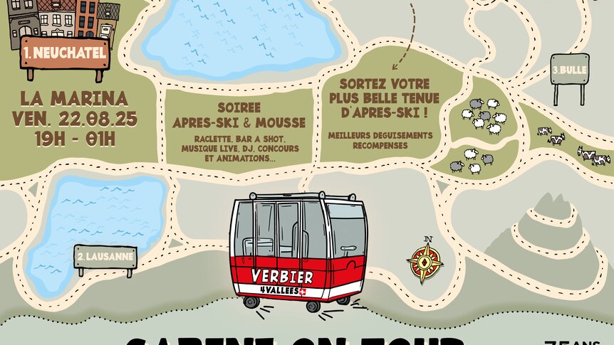 Cabine on tour, Verbier