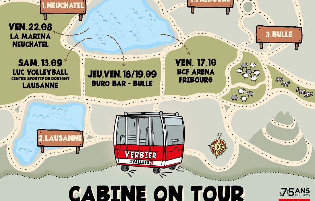 Cabine on tour, Verbier