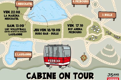 Cabine on tour, Verbier