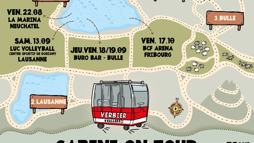 Cabine on tour, Verbier