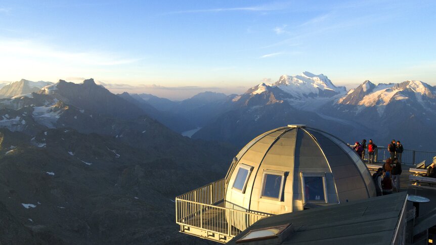 Sonnenaufgang auf dem Mont-Fort