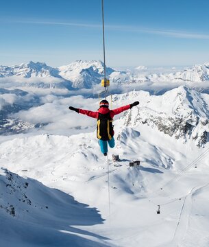 Mont-Fort Zipline, 4 Vallées