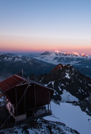 Sonnenaufgang auf dem Mont-Fort