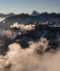 Sonnenaufgang auf dem Mont-Fort