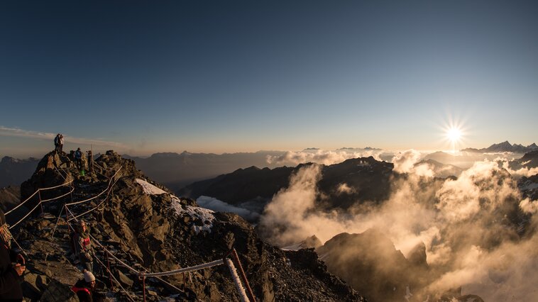 Sonnenaufgang auf dem Mont-Fort