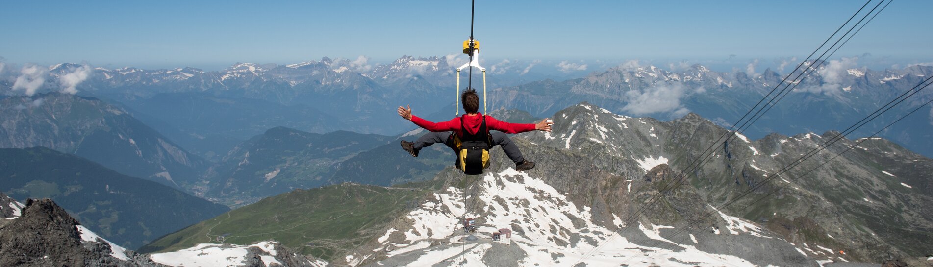 Mont 4 Zipline in Verbier