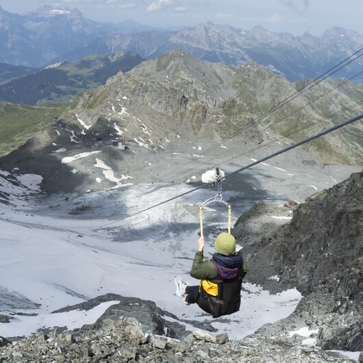 Zipline, Mont-Fort, Verbier, Switzerland