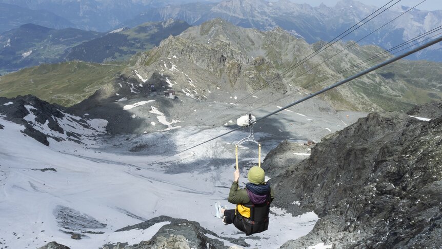 Zipline, Mont-Fort, Verbier, Switzerland