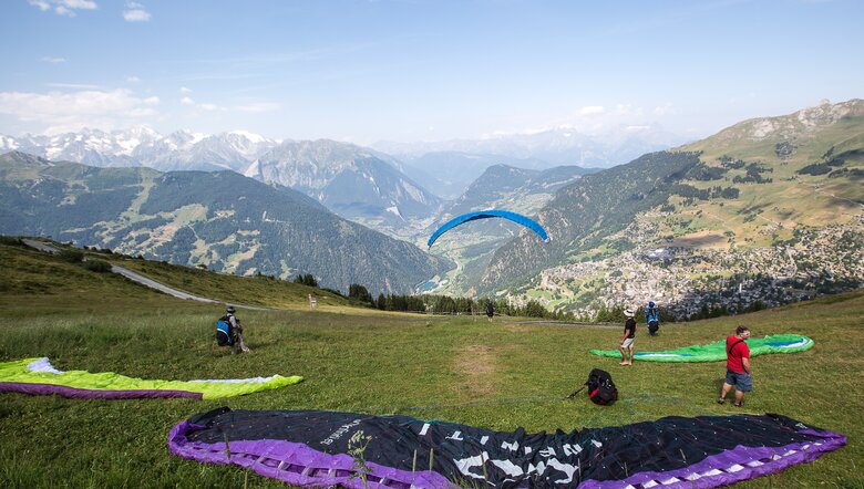 Gleitschirm, Verbier
