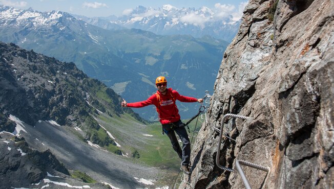 Klettersteig in Verbier