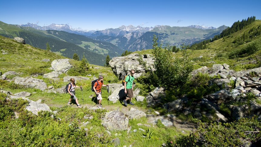 Hiking, Bruson