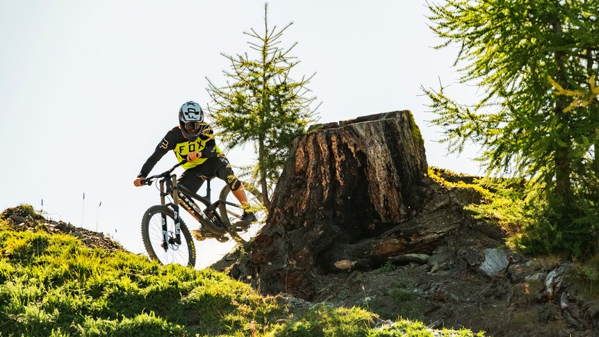 Mountainbiker in Verbier 4Vallées