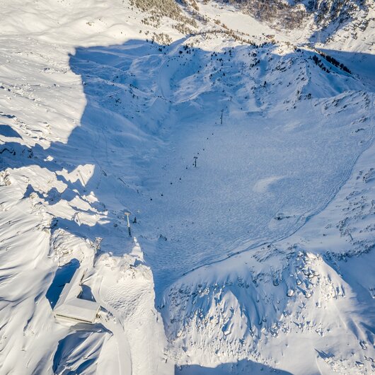 Gesicherte Freeride Chassoure, Verbier