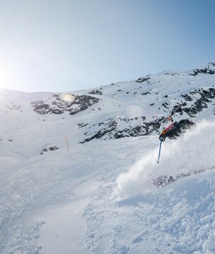 Gesicherte Freeride Mont-Gelé, Verbier