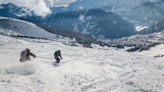 Gesicherte Freeride Col des Mines, Verbier