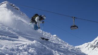 Gesicherte Freeride Gentianes Tortin, Verbier