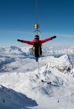 Zipline, Mont-Fort, Verbier, Switzerland