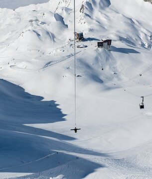 Zipline, Mont-Fort, Verbier, Switzerland
