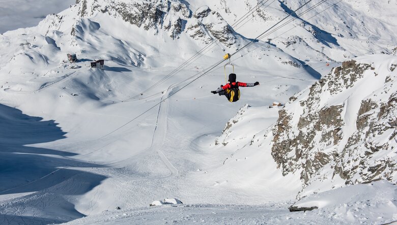Zipline, Mont-Fort, Verbier, Switzerland